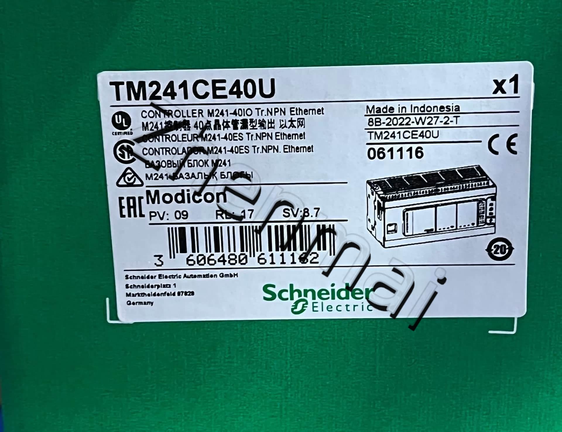 100% úrnua, bunaidh agus fíor Schneider TM241CE40U Tiontairí minicíochta, scoradáin chiorcaid, teagmhálaithe, feistí cosanta
