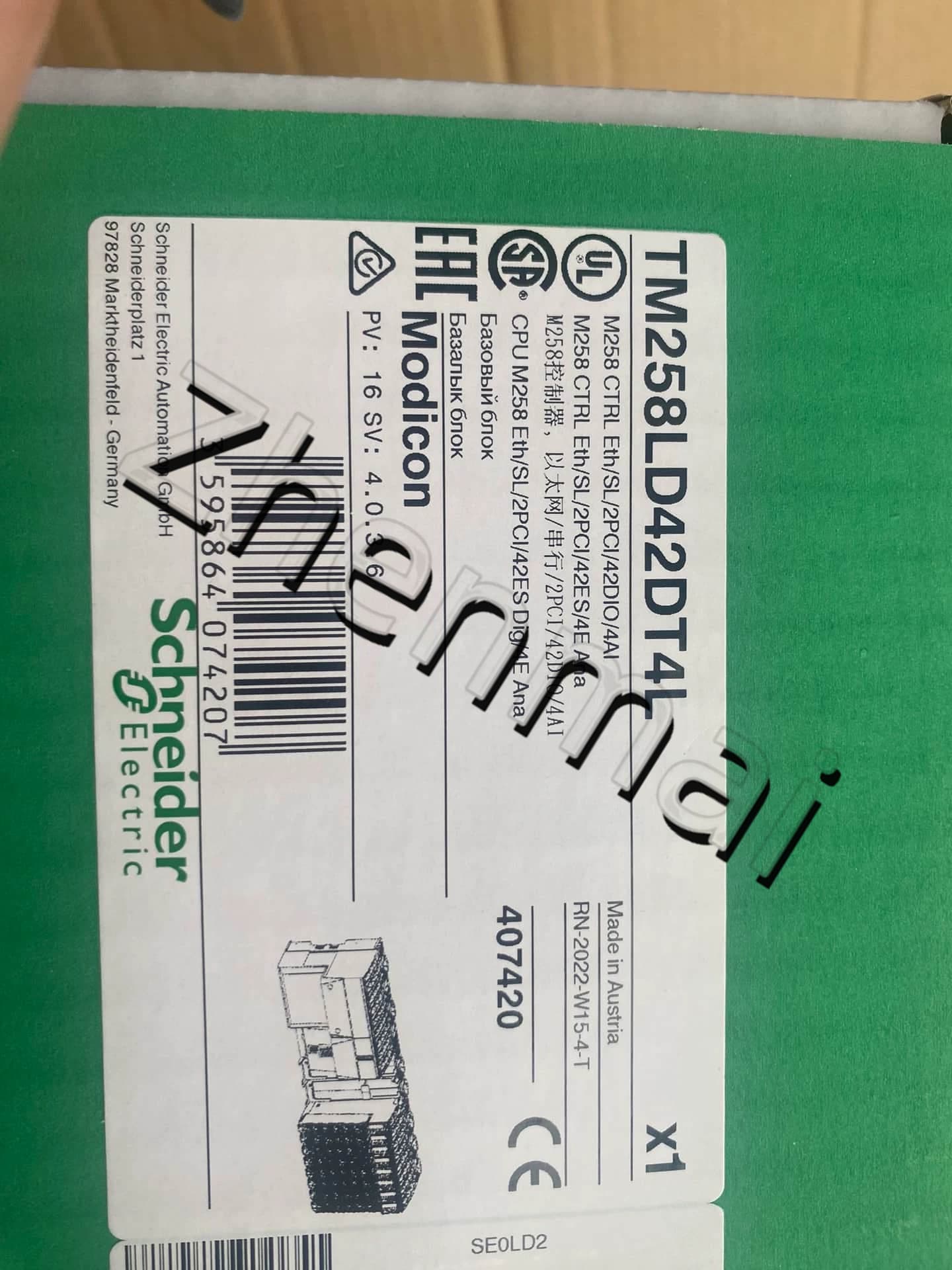100% úrnua, bunaidh agus fíor Schneider TM258LD42DT4L Tiontairí minicíochta, scoradáin chiorcaid, teagmhálaithe, feistí cosanta
