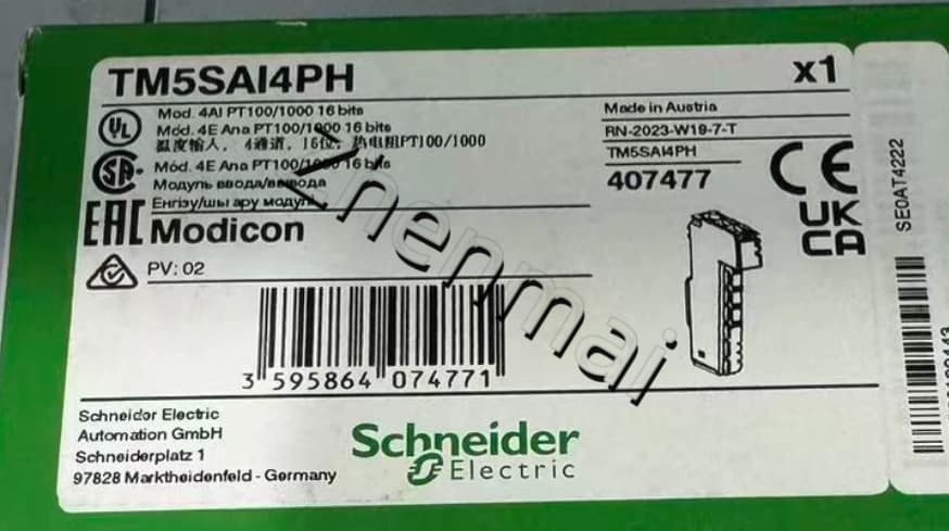 100% úrnua, bunaidh agus fíor Schneider TM5SAI4PH Tiontairí minicíochta, scoradáin chiorcaid, teagmhálaithe, feistí cosanta