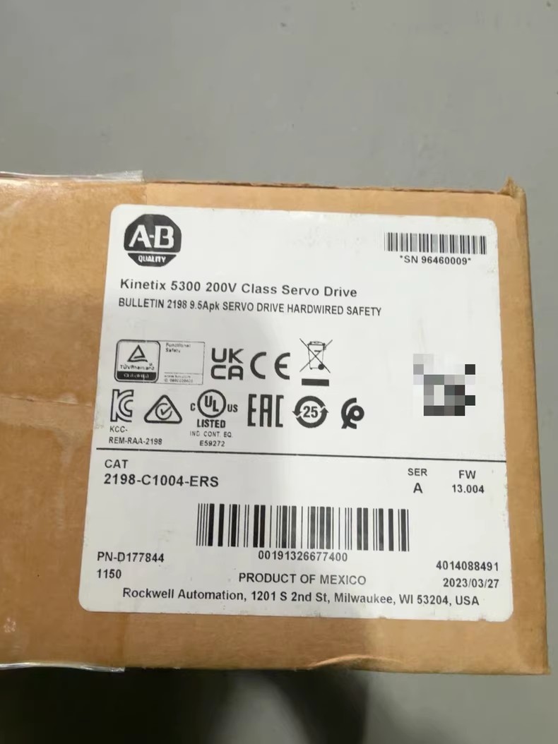 2198-C1004-ERS Kinetix 5300 Servo Drive, seachadadh tapa úrnua agus fíor