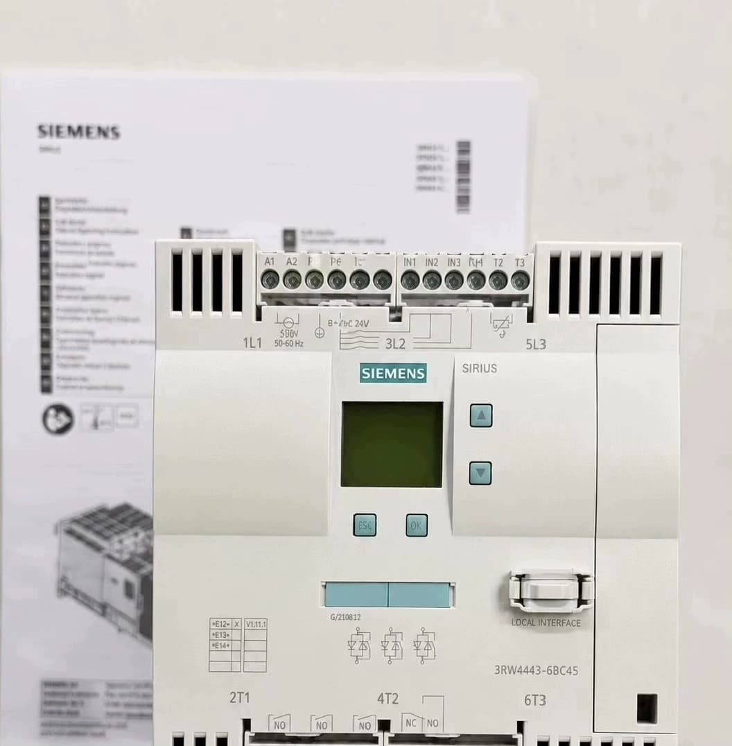Siemens 3RW4456-6BC45 Tosaitheoir Bog SIRIUS SOFT STARTER