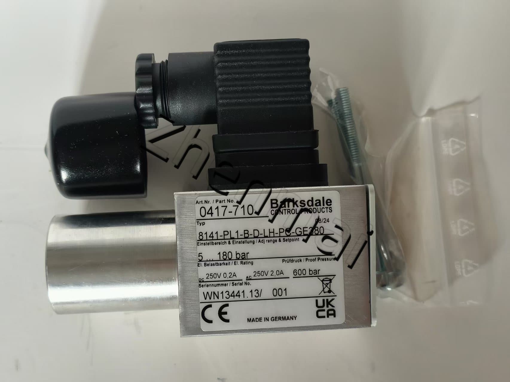 Barksdale Bunaidh Nua Branda 8141-PL1-B-D-LH-PC-GE380 0417-710 Braiteoir brú Lasc leibhéal Lasc sreafa Lasc brú