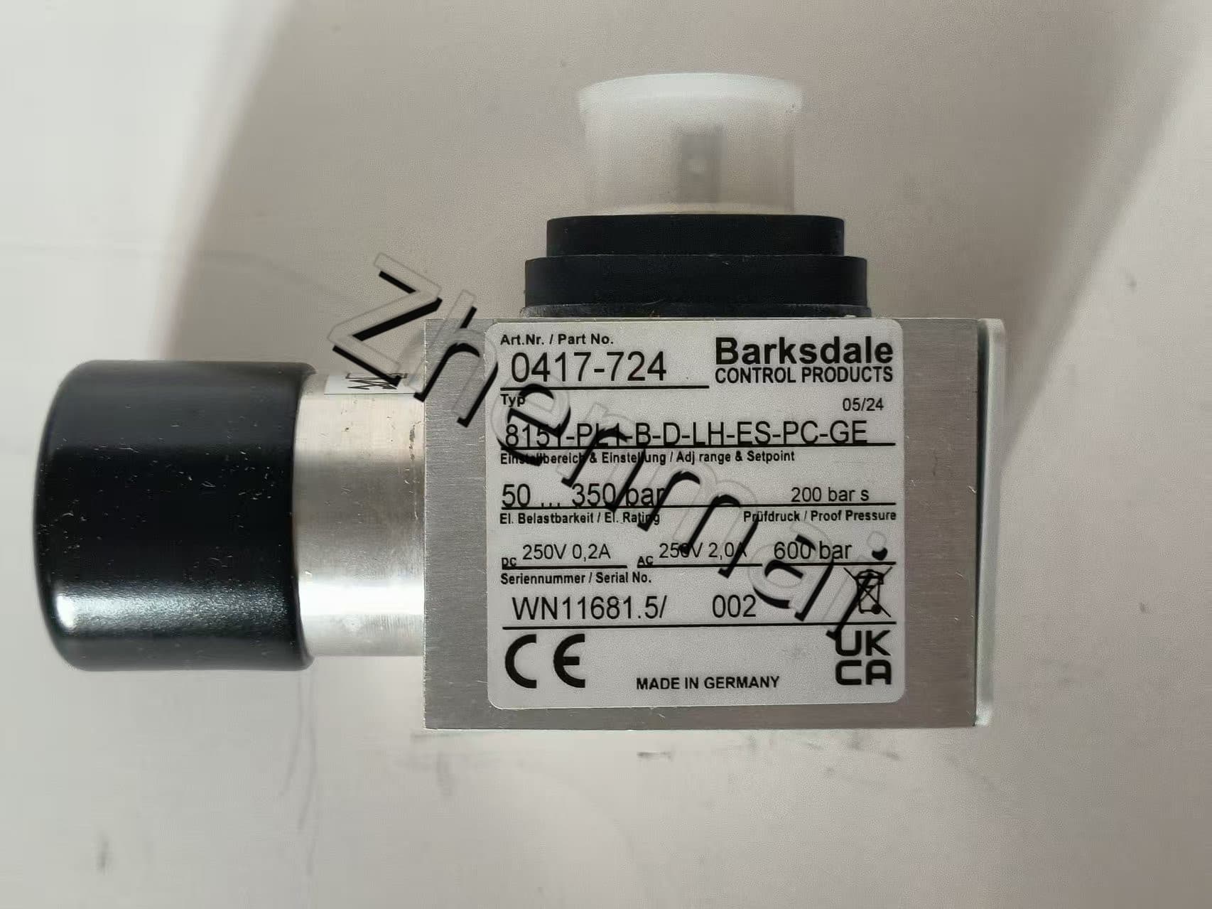 Barksdale Bunaidh Nua Branda 8151-PL1-B-D-LH-ES-PC-GE 0417-724 8151-PL1-B-D-LH-ES-PC-GE Braiteoir brú Lasc leibhéil Lasc sreafa Lasc brú