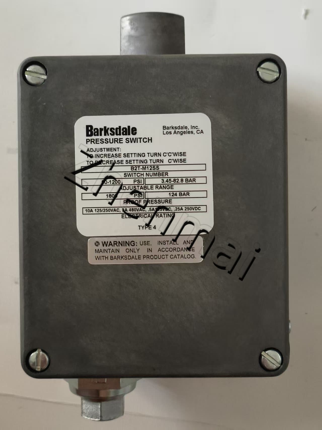 Branda Nua Bunaidh Barksdale B2T-M12SS Braiteoir brú Lasc leibhéal Lasc sreafa Lasc brú Loingseoireacht tapa