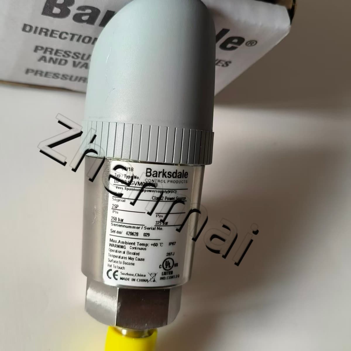 Branda Bunaidh Nua Barksdale BPS31GVM0250B Braiteoir brú Lasc leibhéal Lasc sreafa Lasc brú Loingseoireacht tapa