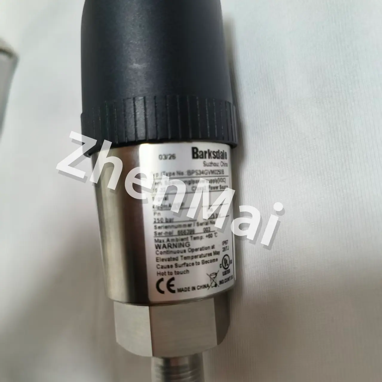 Branda Bunaidh Nua Barksdale BPS34GVM0400B Braiteoir brú Lasc leibhéal Lasc sreafa Lasc brú Loingseoireacht tapa