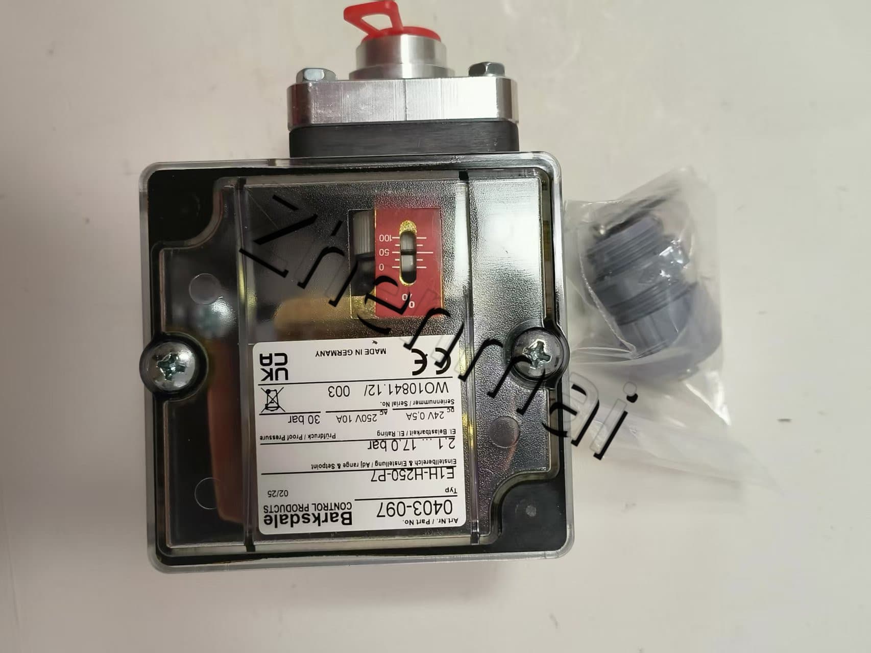 Barksdale Bunaidh Nua E1H-H250-P7 0403-097 Braiteoir brú Lasc leibhéal Lasc sreafa Lasc brú