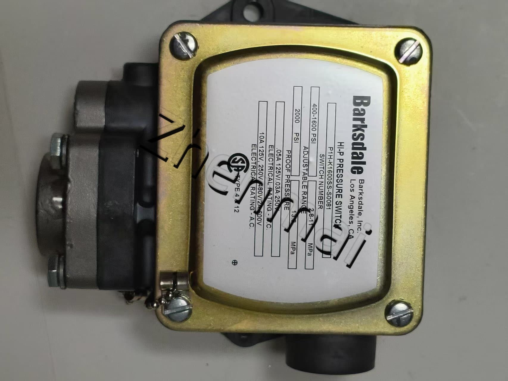 Branda Bunaidh Nua Barksdale P1H-K1600SS-S0081 Braiteoir brú Lasc leibhéal Lasc sreafa Lasc brú Loingseoireacht tapa